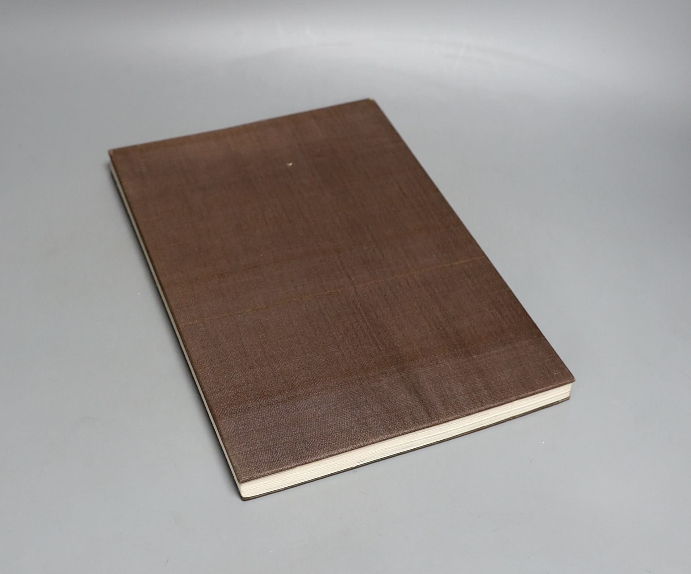 Chinese School - 20th century a concertina book of ink paintings